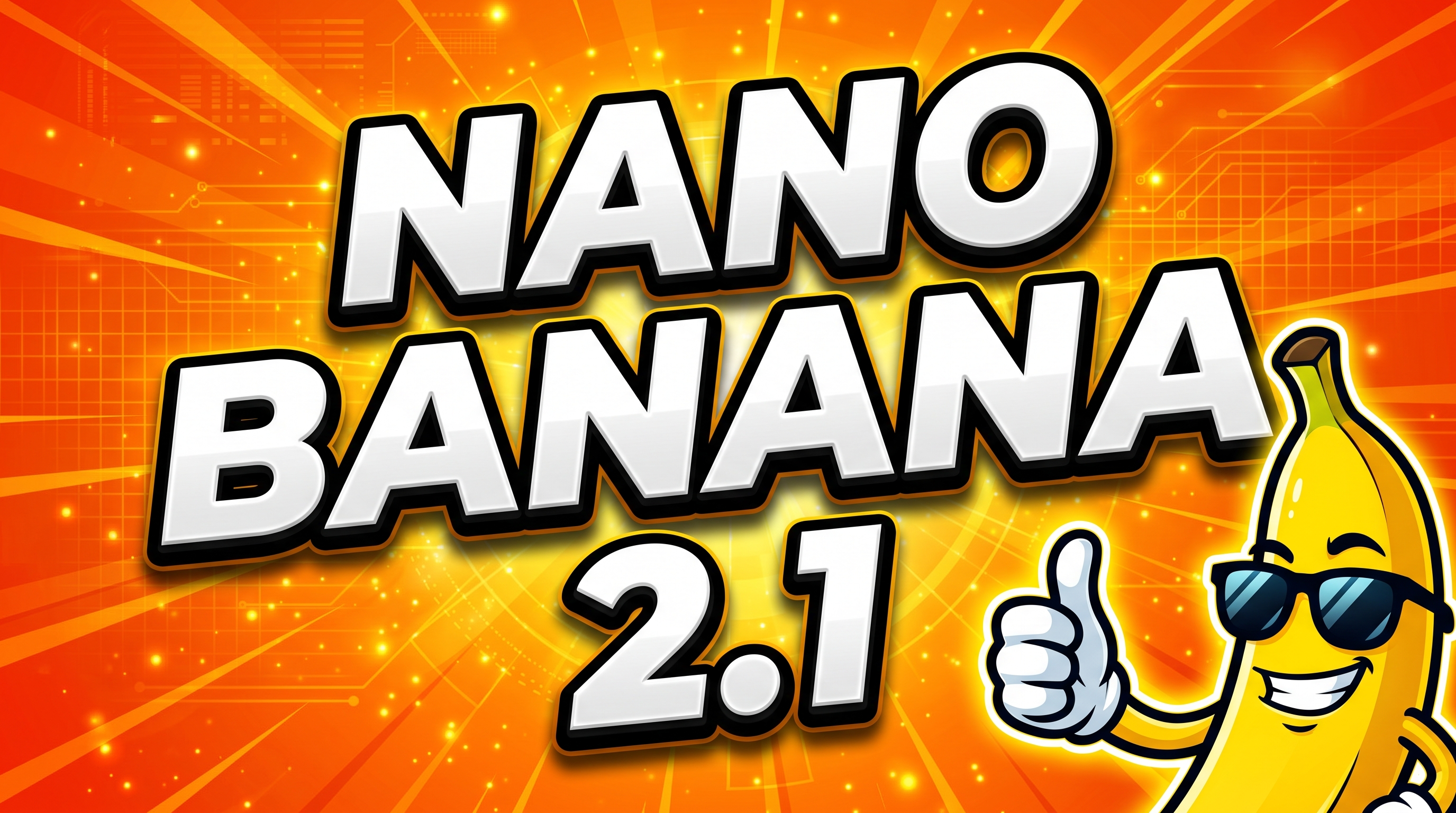 Actual generated test output — Nano Banana 2.1 thumbnail text-rendering test output